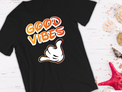 Disney Mickey Good Vibes Shirt - Youth, Unisex